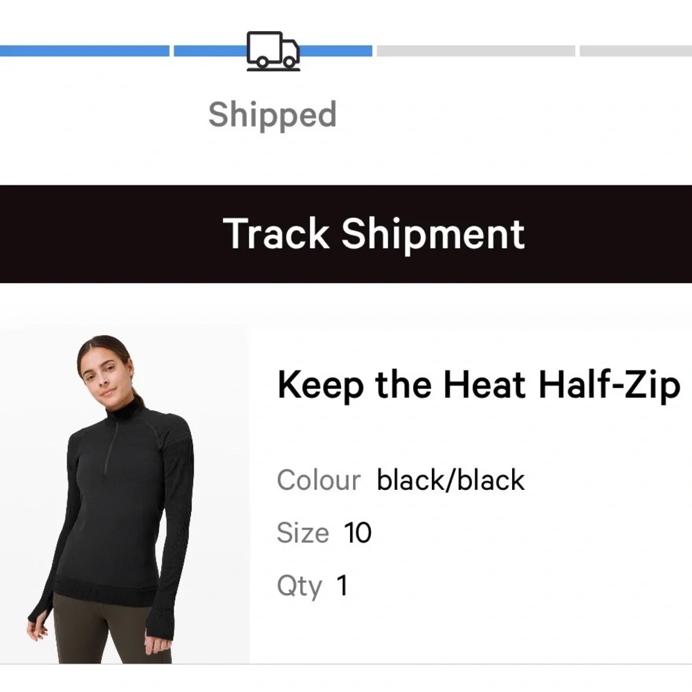 Women’s Keep the Heat Half-Zip- Lululemon - Picture 4 of 8